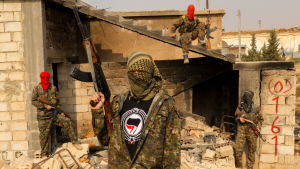 Western antifascist fighters in Rojava, August 2017.