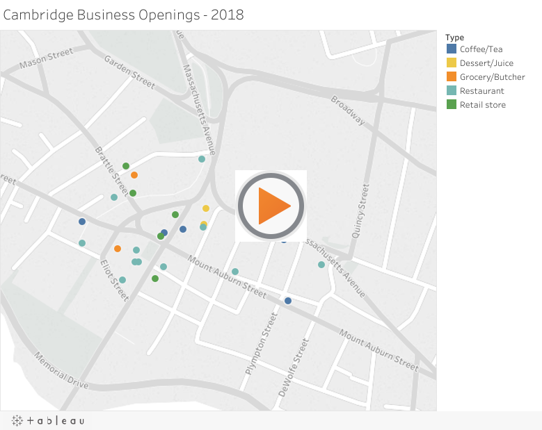Cambridge Business Openings - 2018 