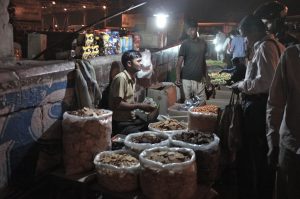 A street vendor in Kolkata, West Bengal.