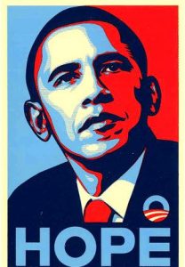 Obama Hope Campaign Poster, Shepard Fairey Wikimedia Commons