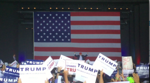 Trump with Crowd